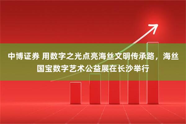 中博证券 用数字之光点亮海丝文明传承路，海丝国宝数字艺术公益展在长沙举行