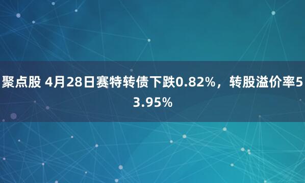 聚点股 4月28日赛特转债下跌0.82%，转股溢价率53.95%