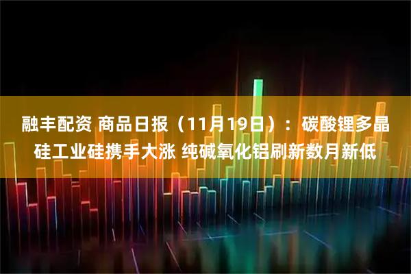 融丰配资 商品日报（11月19日）：碳酸锂多晶硅工业硅携手大涨 纯碱氧化铝刷新数月新低