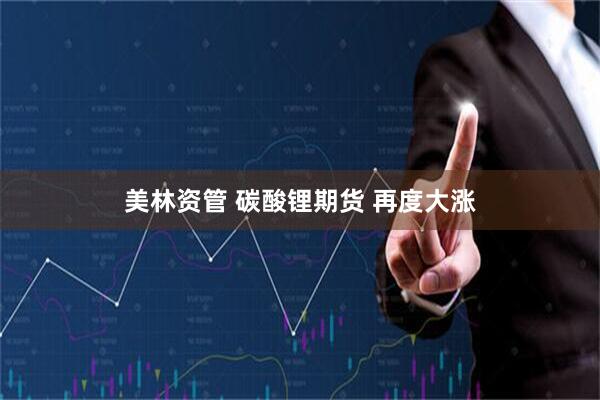 美林资管 碳酸锂期货 再度大涨